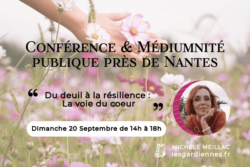 Association-Clairvoyance-et-bien-être-à-Saint-Malo_Conférence-et-médiumnité-en-salle_Michèle-Meillac-Médium_14.12.2025_Médium en Bretagne_Contact défunt Conférence-et-médiumnité-en-salle à-Nantes_Michèle-Meillac-Médium-près-de-Nantes_20-Septembre-2026